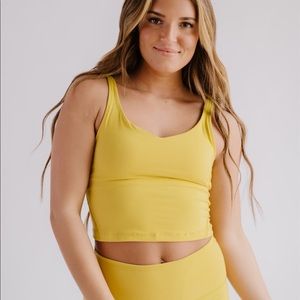 Spring yoga tank